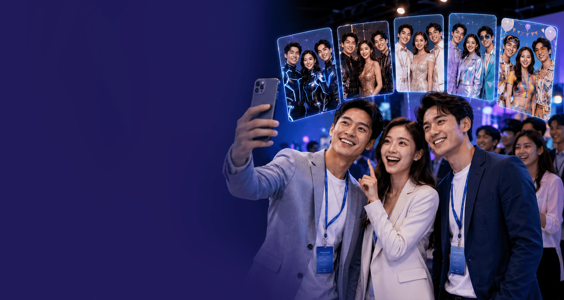 AI photo booth live event interaction