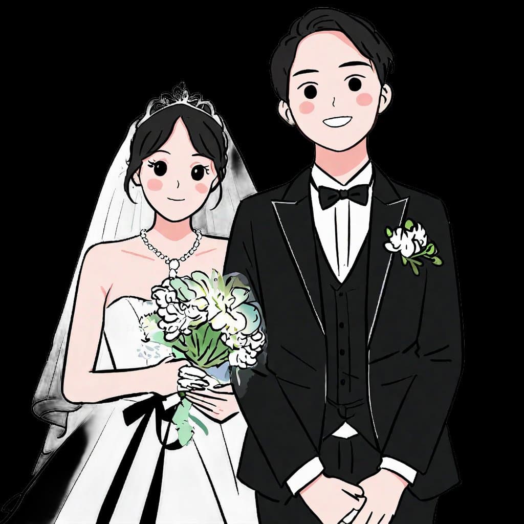 A formal guest photo transformed into an AI art portrait
